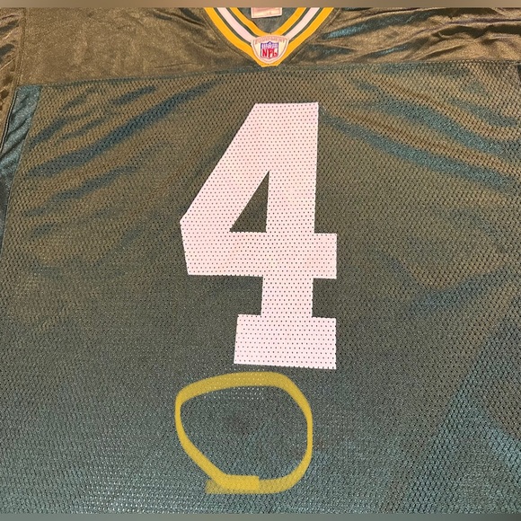 VINTAGE reebok men’s greenbay packers brett favre #4 jersey size large - Picture 3 of 7